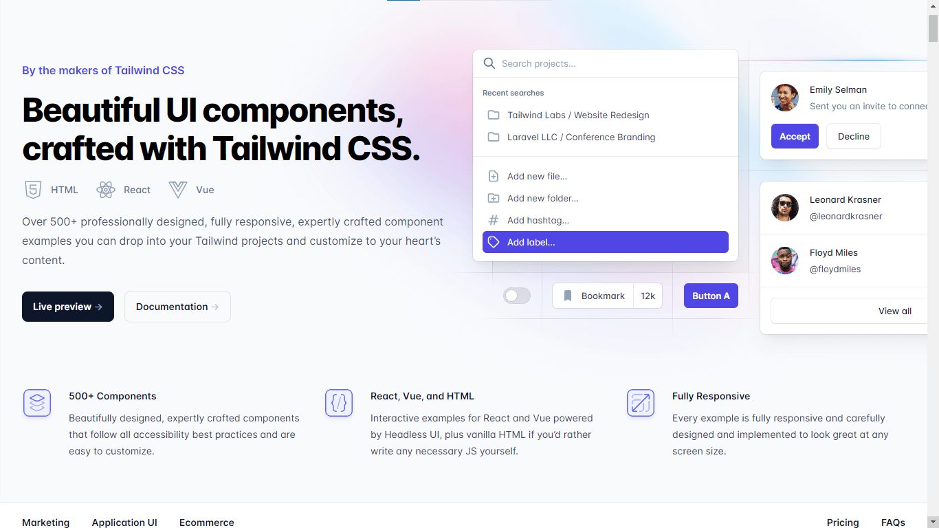 TailwindCSS