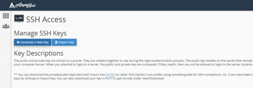 generate new ssh key