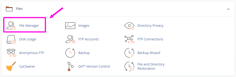 file manager hosting