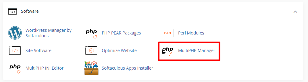 multi php manager anymhost