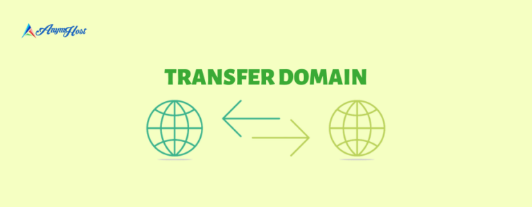 cara transfer domain AnymHost