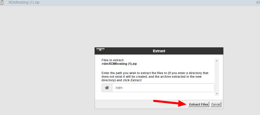 extract file zip