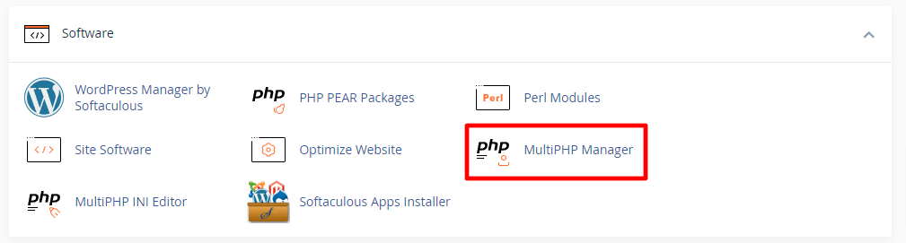 mengubah versi PHP