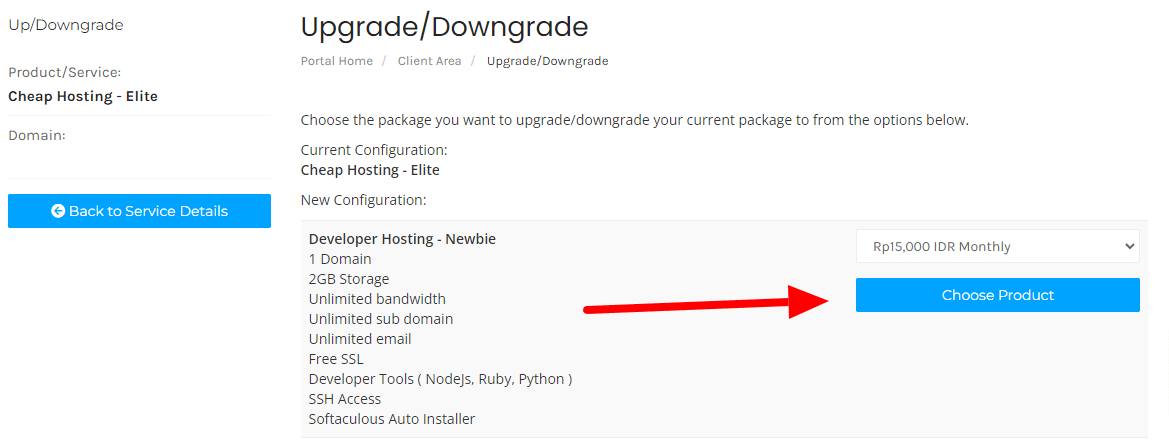 memilih paket upgrade hosting anymhost