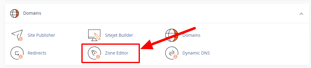 zona manager cpanel anymhost