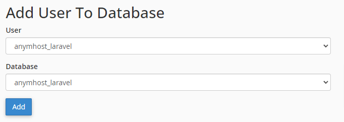 add user to database