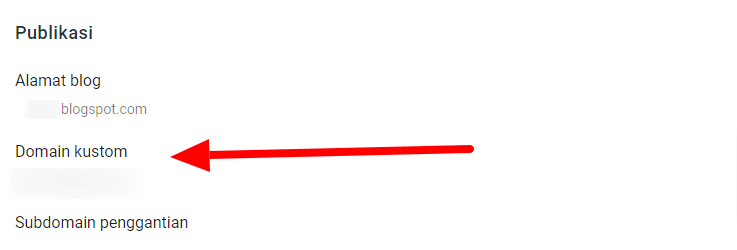 custom domain blogger