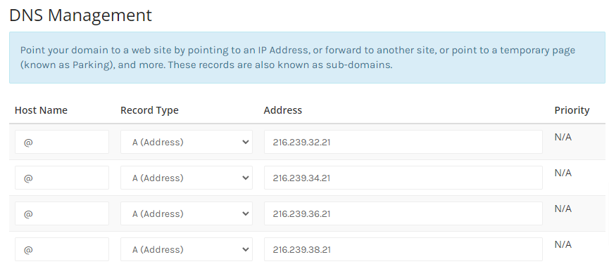 AnymHost Clientarea DNS