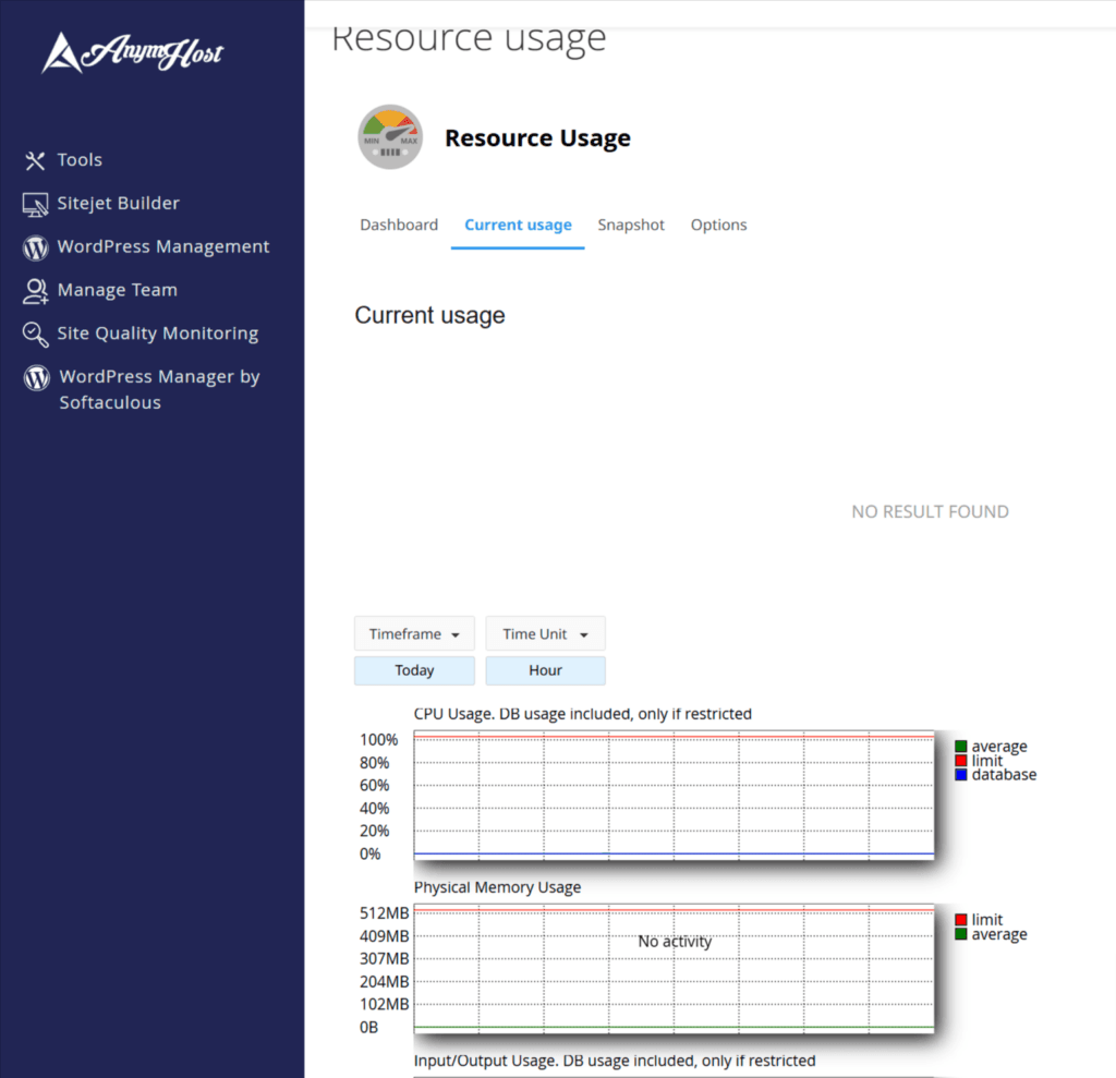 melihat resource usage pada hosting cpanel anymhost