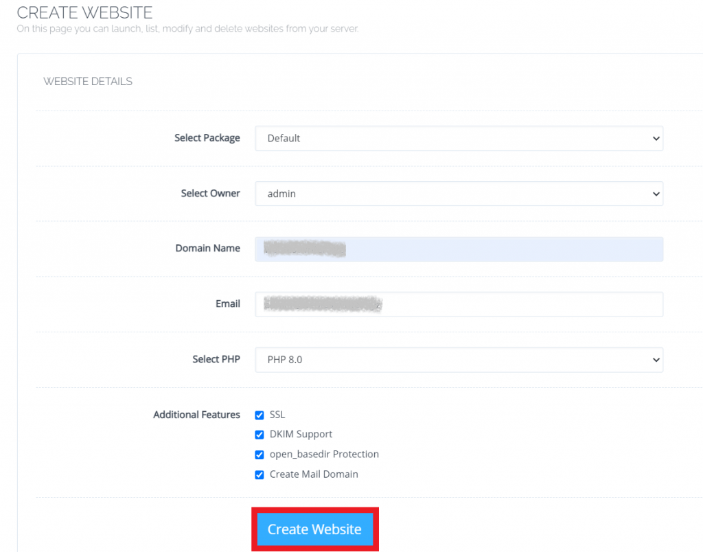 addon domain