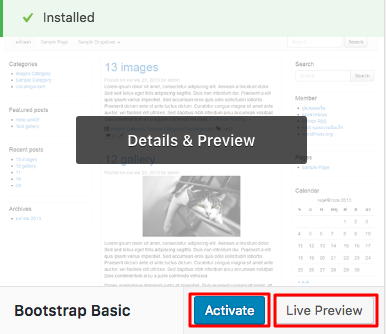 wordpress-themes-activate-preview